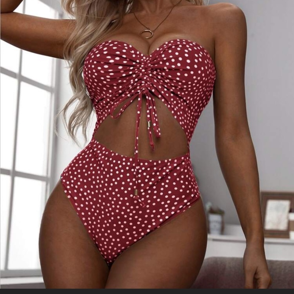 NEW Polka Dot One Piece Swimsuit